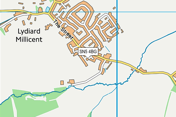 SN5 4BG map - OS VectorMap District (Ordnance Survey)