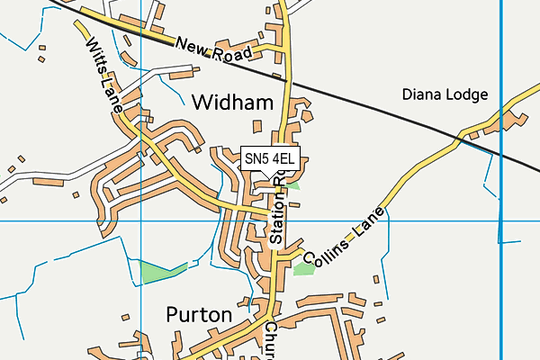 Map of SPRINGFIELD COURT (PURTON) RESIDENTS LIMITED at district scale