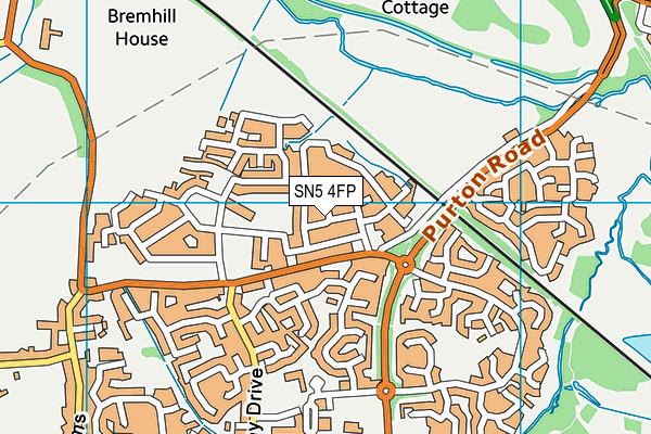 SN5 4FP map - OS VectorMap District (Ordnance Survey)