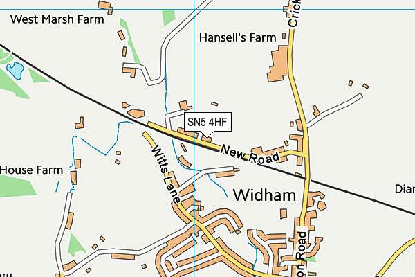 Map of OCULUS WEALTH MANAGEMENT (WILTSHIRE) LIMITED at district scale