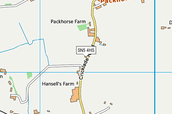 SN5 4HS map - OS VectorMap District (Ordnance Survey)