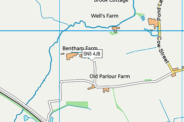 SN5 4JB map - OS VectorMap District (Ordnance Survey)