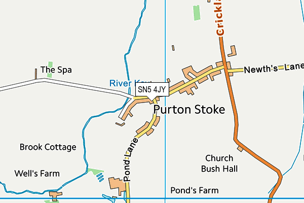 SN5 4JY map - OS VectorMap District (Ordnance Survey)