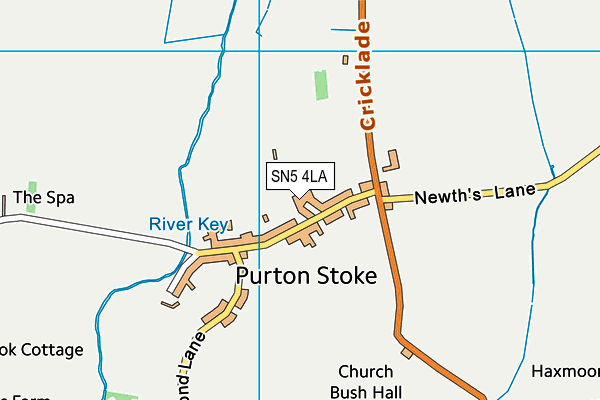 SN5 4LA map - OS VectorMap District (Ordnance Survey)