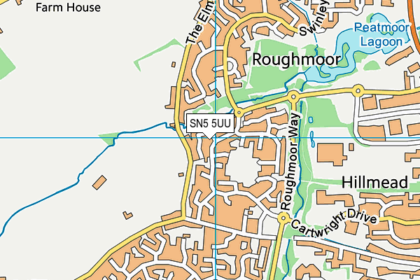 SN5 5UU map - OS VectorMap District (Ordnance Survey)