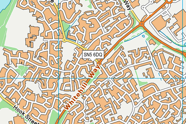 SN5 6DQ map - OS VectorMap District (Ordnance Survey)