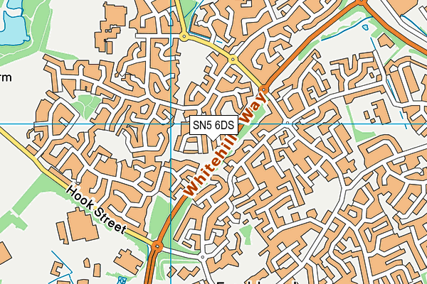 SN5 6DS map - OS VectorMap District (Ordnance Survey)