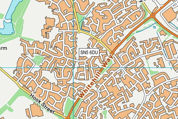 SN5 6DU map - OS VectorMap District (Ordnance Survey)