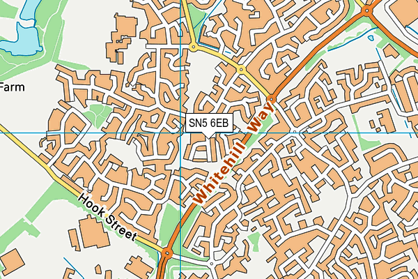 SN5 6EB map - OS VectorMap District (Ordnance Survey)