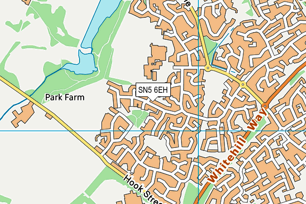 SN5 6EH map - OS VectorMap District (Ordnance Survey)