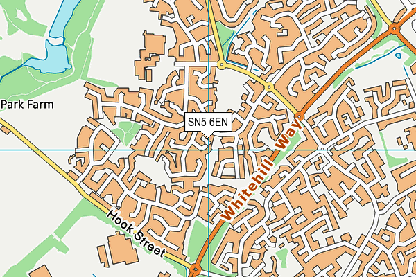 SN5 6EN map - OS VectorMap District (Ordnance Survey)