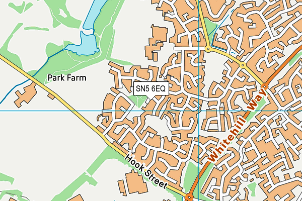 SN5 6EQ map - OS VectorMap District (Ordnance Survey)