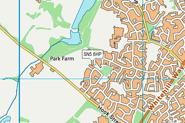 SN5 6HP map - OS VectorMap District (Ordnance Survey)