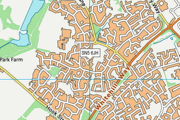SN5 6JH map - OS VectorMap District (Ordnance Survey)