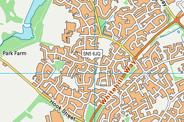 SN5 6JQ map - OS VectorMap District (Ordnance Survey)