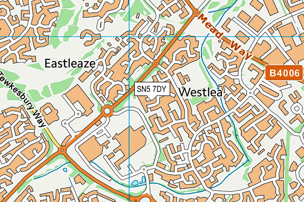 SN5 7DY map - OS VectorMap District (Ordnance Survey)