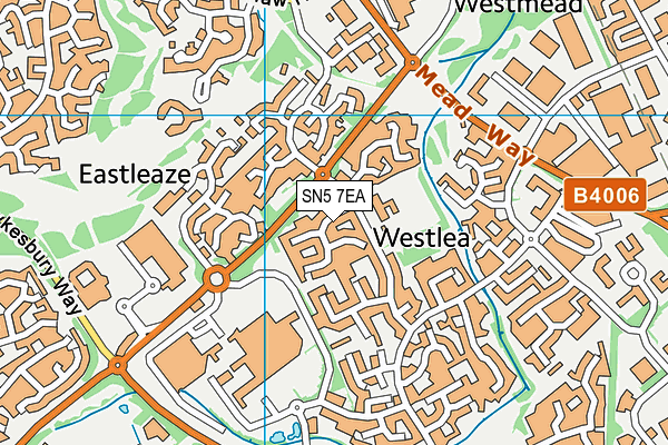 SN5 7EA map - OS VectorMap District (Ordnance Survey)