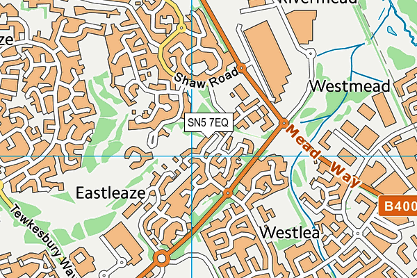 SN5 7EQ map - OS VectorMap District (Ordnance Survey)