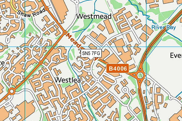 SN5 7FG map - OS VectorMap District (Ordnance Survey)