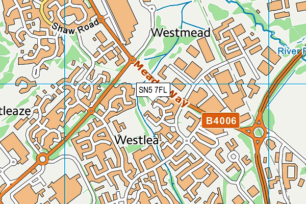 SN5 7FL map - OS VectorMap District (Ordnance Survey)