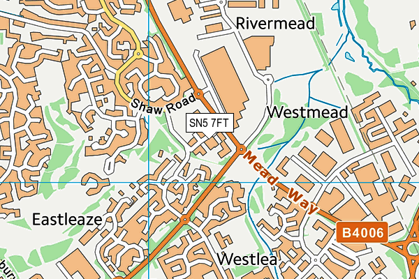 SN5 7FT map - OS VectorMap District (Ordnance Survey)