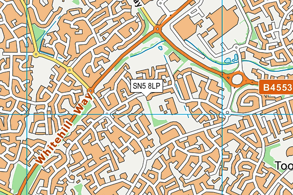 SN5 8LP map - OS VectorMap District (Ordnance Survey)