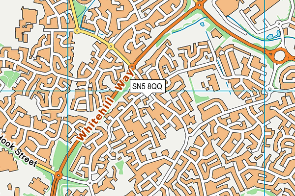 SN5 8QQ map - OS VectorMap District (Ordnance Survey)