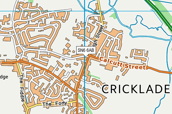 SN6 6AB map - OS VectorMap District (Ordnance Survey)