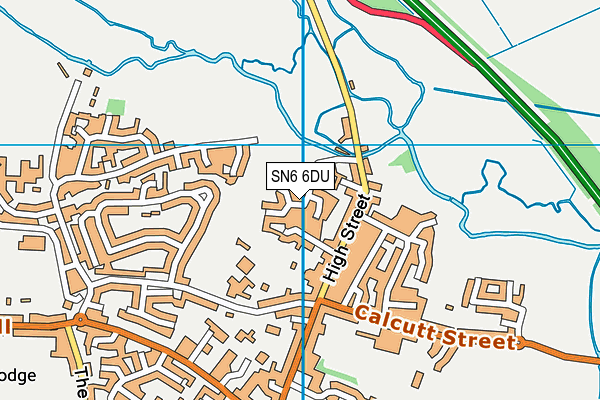 SN6 6DU map - OS VectorMap District (Ordnance Survey)