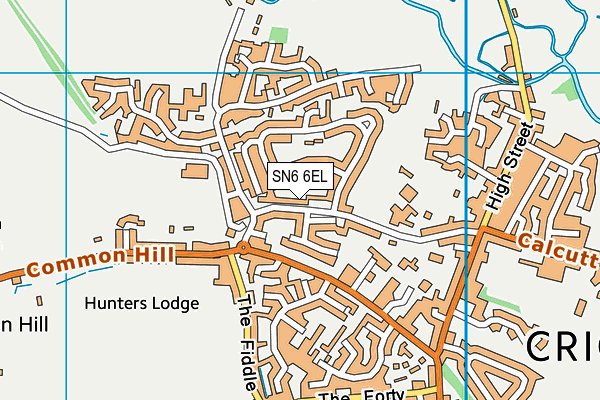 SN6 6EL map - OS VectorMap District (Ordnance Survey)