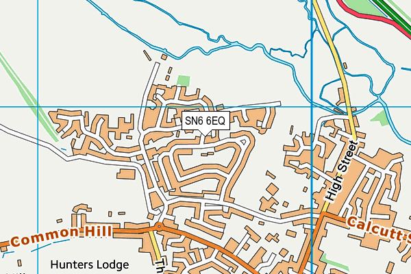 SN6 6EQ map - OS VectorMap District (Ordnance Survey)