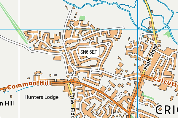SN6 6ET map - OS VectorMap District (Ordnance Survey)