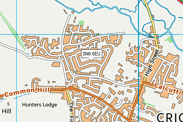 SN6 6EU map - OS VectorMap District (Ordnance Survey)