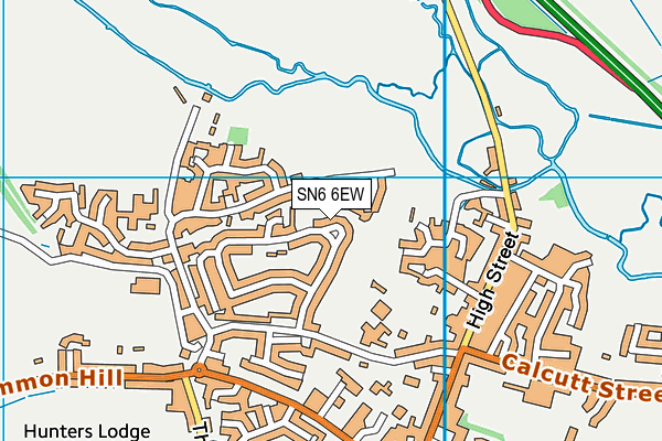 SN6 6EW map - OS VectorMap District (Ordnance Survey)