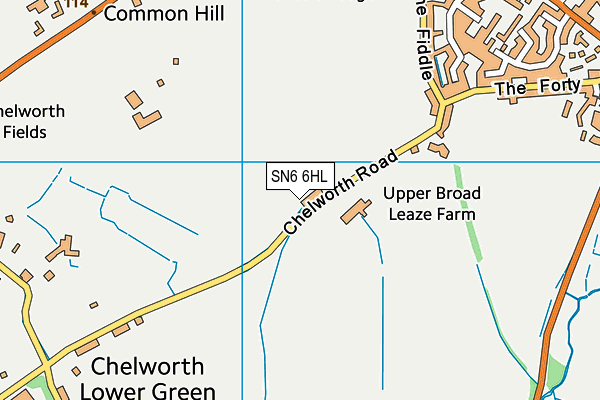 SN6 6HL map - OS VectorMap District (Ordnance Survey)