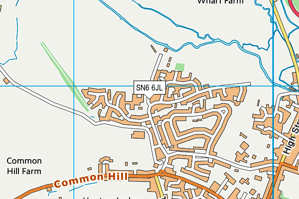 SN6 6JL map - OS VectorMap District (Ordnance Survey)