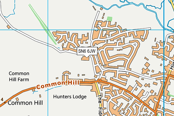 Cricklade Leisure Centre map (SN6 6JW) - OS VectorMap District (Ordnance Survey)