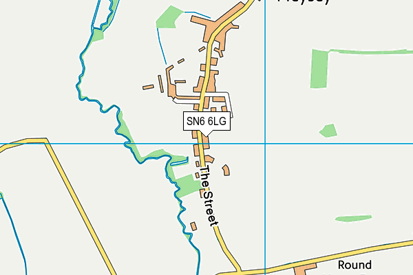 SN6 6LG map - OS VectorMap District (Ordnance Survey)