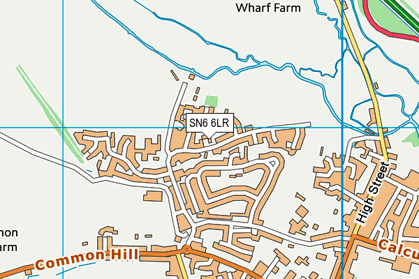 SN6 6LR map - OS VectorMap District (Ordnance Survey)