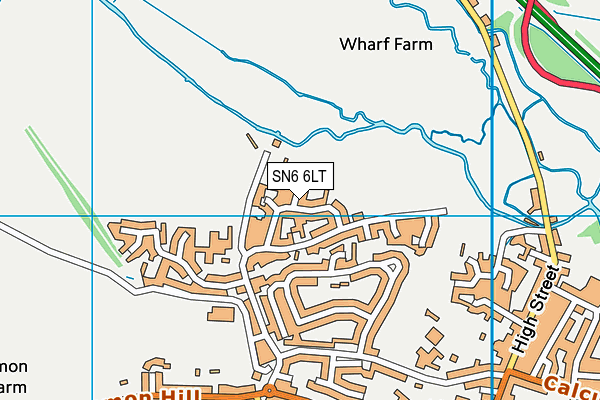 SN6 6LT map - OS VectorMap District (Ordnance Survey)