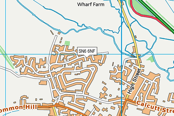 SN6 6NF map - OS VectorMap District (Ordnance Survey)