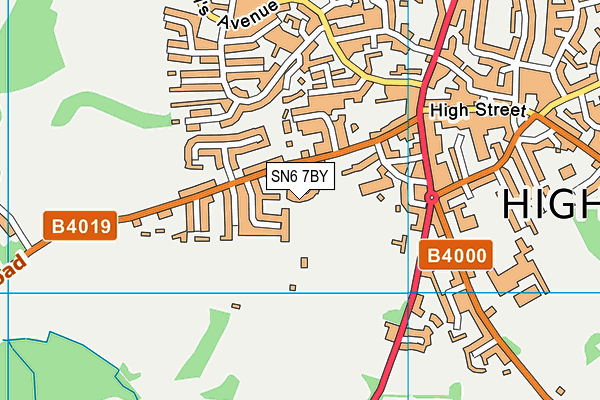 SN6 7BY map - OS VectorMap District (Ordnance Survey)