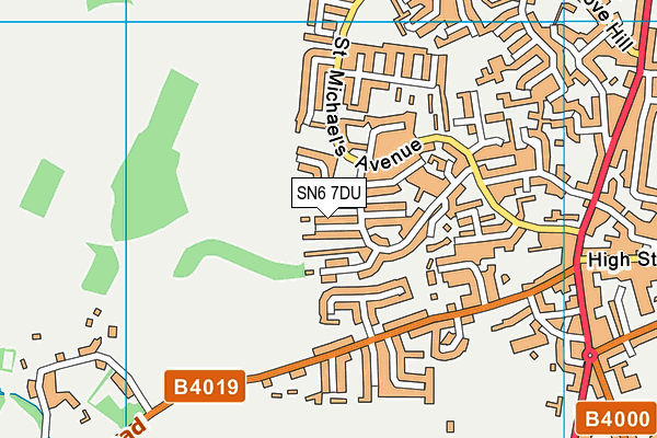 SN6 7DU map - OS VectorMap District (Ordnance Survey)