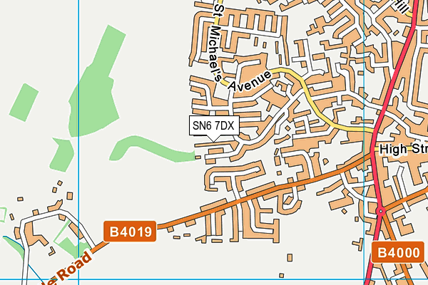 SN6 7DX map - OS VectorMap District (Ordnance Survey)