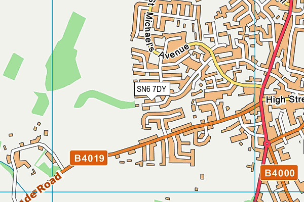 SN6 7DY map - OS VectorMap District (Ordnance Survey)