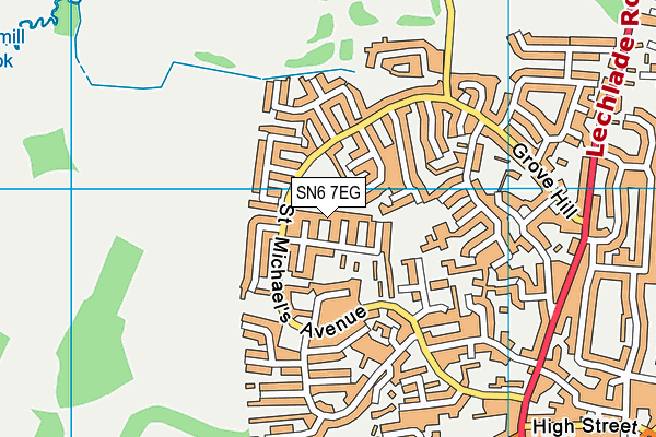 SN6 7EG map - OS VectorMap District (Ordnance Survey)