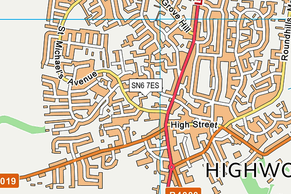 Map of THE ARCHERS (HIGHWORTH) MANAGEMENT LIMITED at district scale