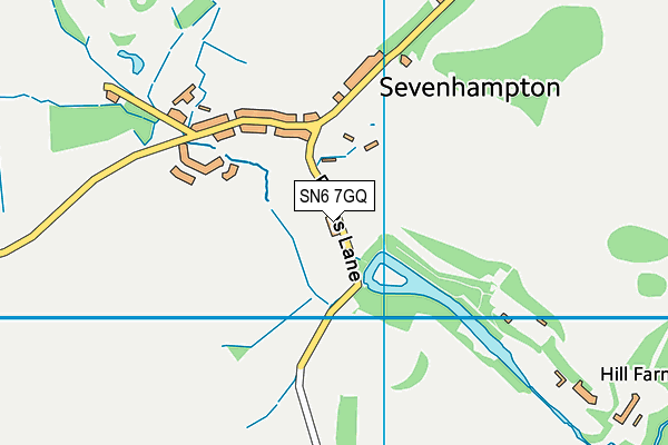 SN6 7GQ map - OS VectorMap District (Ordnance Survey)
