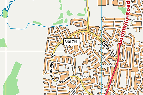 SN6 7HL map - OS VectorMap District (Ordnance Survey)
