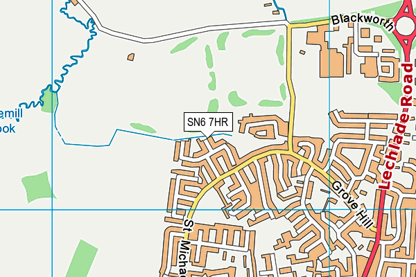 SN6 7HR map - OS VectorMap District (Ordnance Survey)